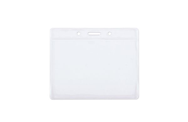 Ausweishalter quer, transparent