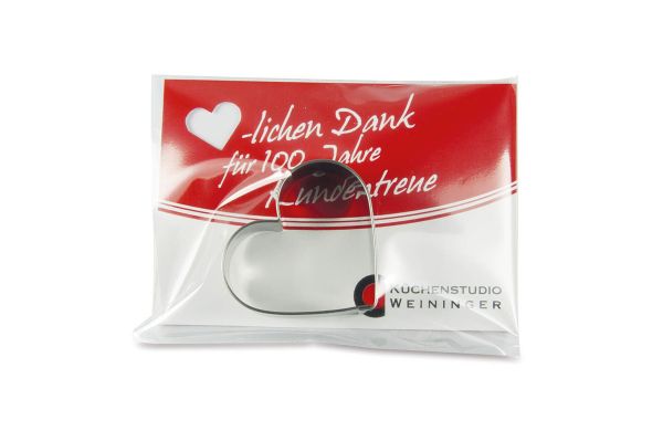 Backförmchen in der Werbetüte