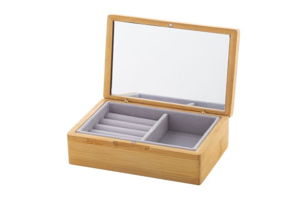 Bambus Schmuckkästchen Arashi, weiss