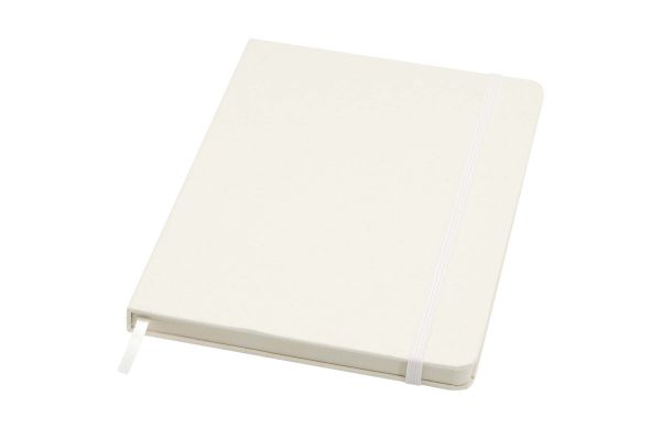 Bass A5 recyceltes Notizbuch, liniert, weiss