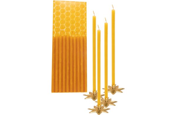 Bienenwachs-Adventslichter
