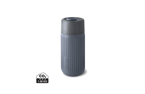 Black+Blum Glas-Reisebecher 340ml, grau