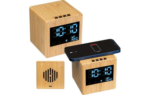 Bluetooth Lautsprecher mit Wireless Charger 