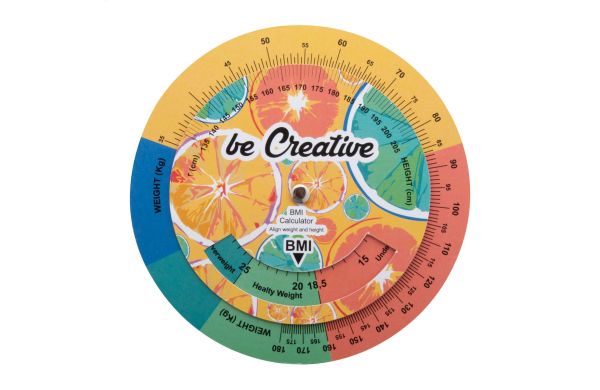 BMI-Scheibe CreaFitt, weiß