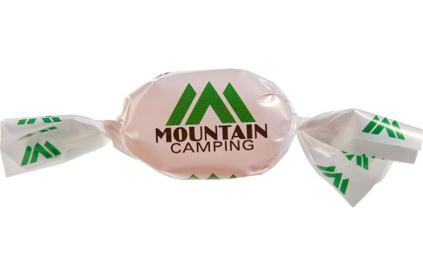 Bonbons im kompostierbaren Werbewickel