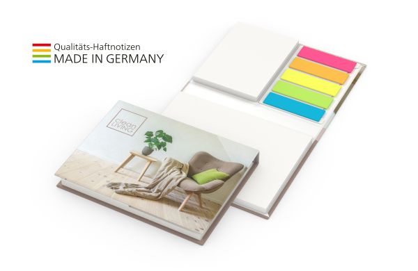 Brüssel White green & blue,  Bookcover Recycling-Matt