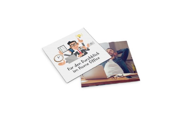 Brillenputztuch - Mikrofasertuch 20 x 20 cm 