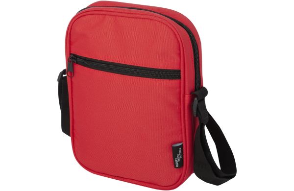Byron Umhängetasche aus GRS Recyclingmaterial 2 L, mittelrot