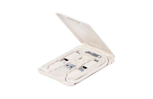 Chard USB Ladekabel-Set, natur