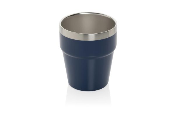 Clark Doppelwandige RCS Kaffeetasse 300ml, navy blau