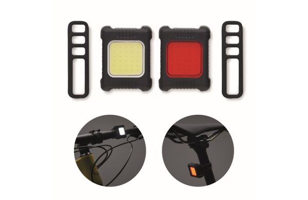 BLIGHT COB-Lampen-Set, schwarz