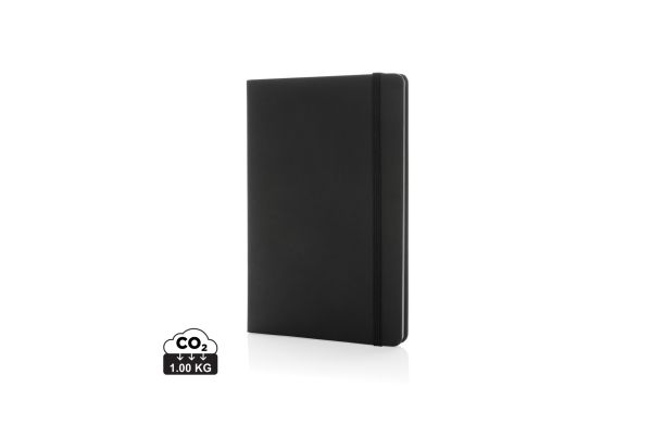 Craftstone A5 Notizbuch aus recycelt. Kraft- und Steinpapier, schwarz