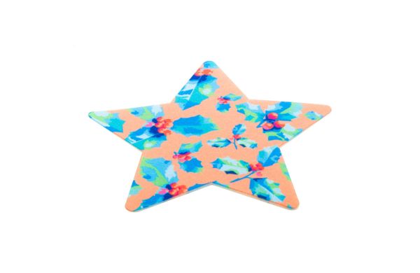 CreaFelt Drink Xmas Individueller RPET Filzuntersetzer, grau