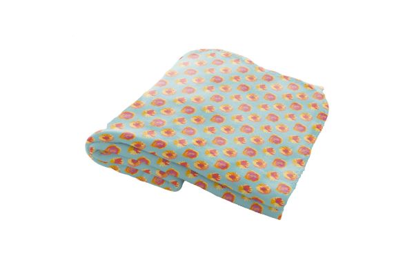 CreaFleece Individuelle Fleece-Decke, RPET, weiss