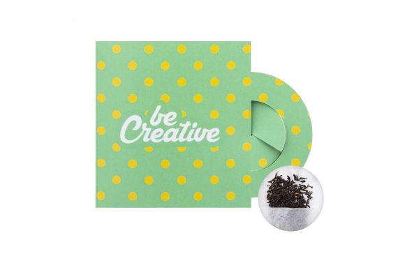 CreaTea Mug Individueller Teebeutel, Earl Grey, weiss