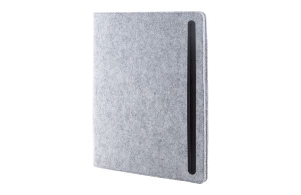 Dokumentenmappe aus RPET-Filz Refelt Meet A4, grau