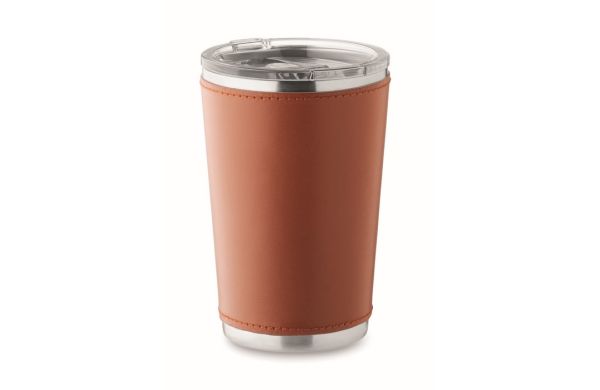 TUMLADO Doppelwandiger Becher 350 ml, braun