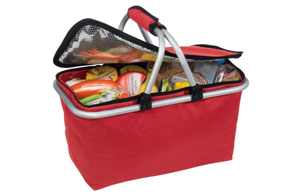 Einkaufskorb mit Kühlfunktion  - rot