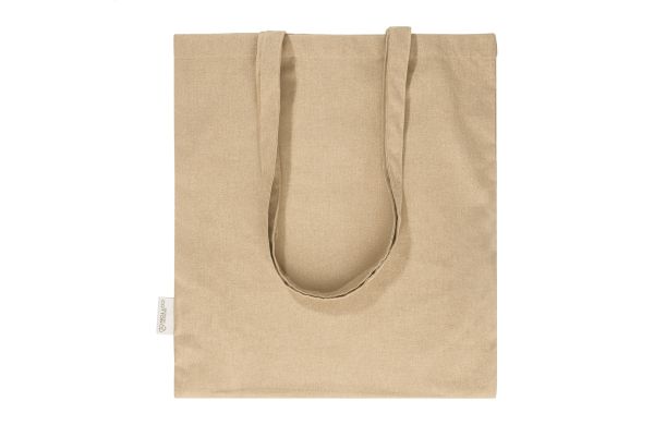 Einkaufstasche aus recycelter Baumwolle Totepex Hue, natur