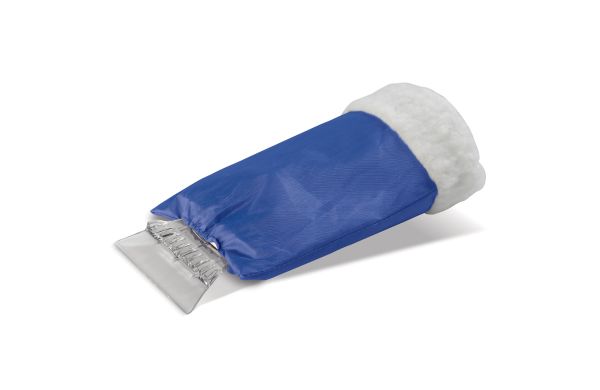 Eiskratzer mit Handschuh, blau