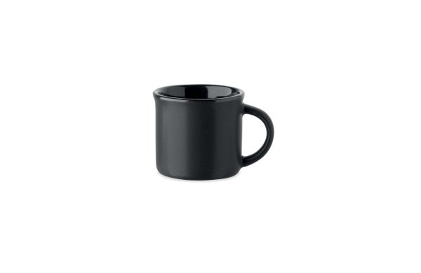 ESPRES Espresso Tasse Keramik 40 ml, schwarz