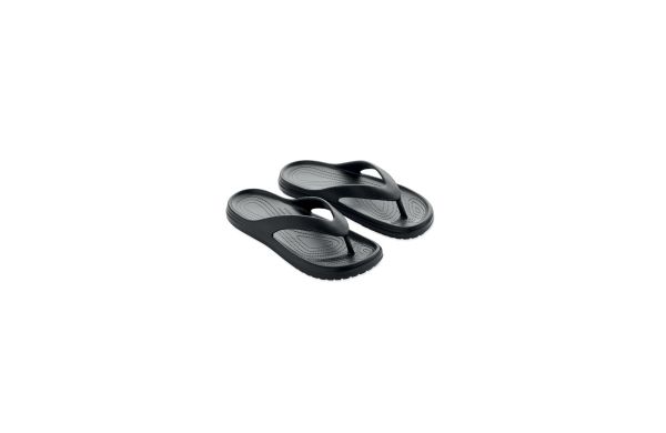 EVASLIP Zehensandalen Größe 36/37, schwarz