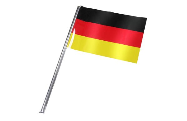 Fahne, selbstaufblasend "Deutschland", groß, mehrfarbig