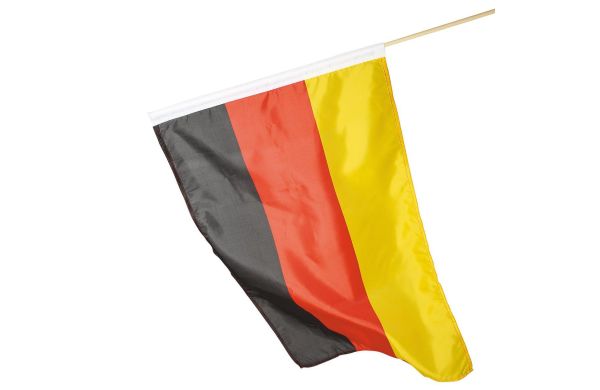 Fahne "Holzstab", mehrfarbig