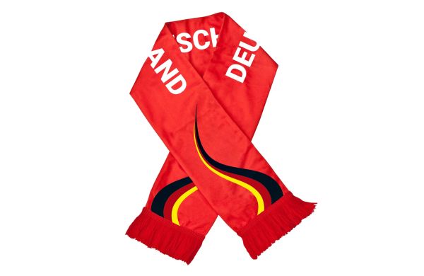 Fanschal "Fringes" Deutschland, mehrfarbig