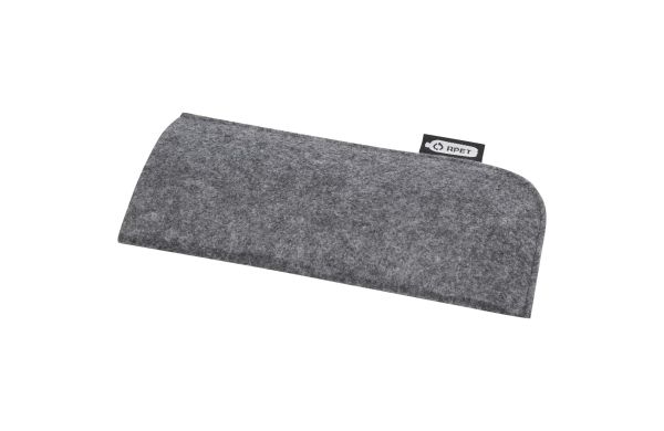 Felta Brillenetui aus recyceltem GRS-Material, mittelgrau