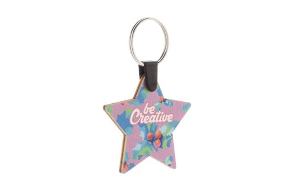 Fjerny Creative Schlüsselanhänger Weihnachten, natur, Stern