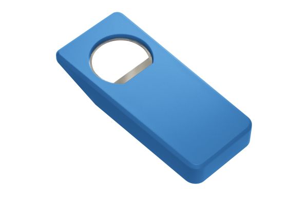 Flaschenöffner Recycling mit Verschluss Alpha_ recycling blau