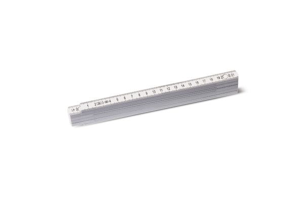Flexibler Zollstock, 2m, weiss