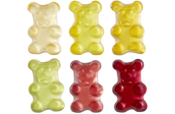 Fruchtgummi STANDARD 10 g, VEGAN im kompostierbaren Tütchen