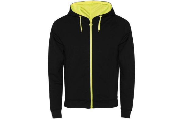 Fuji Kaputzensweatjacke Unisex, schwarz, S