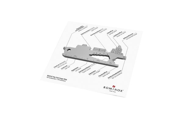 ROMINOX® Key Tool // Cargo Ship - 19 functions (Containerschiff)