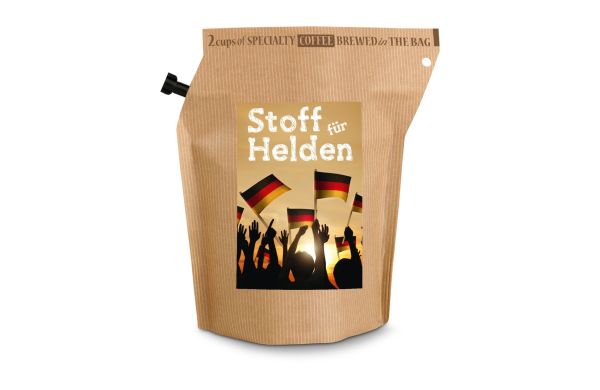 Geschenkartikel: Deutschland FAN-Kaffee, wiederverwendbarer Brühbeutel