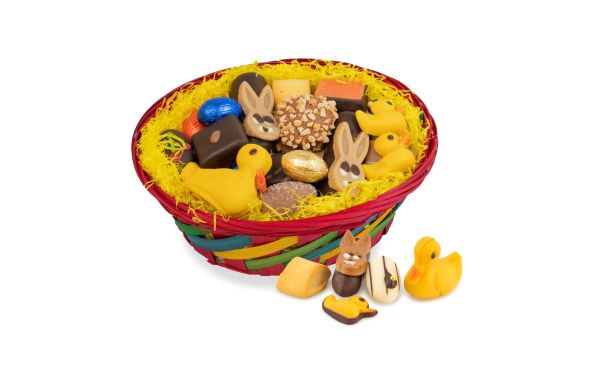 Geschenkartikel: Großer Osterkorb mit Confiseriespezialitäten, 600 g