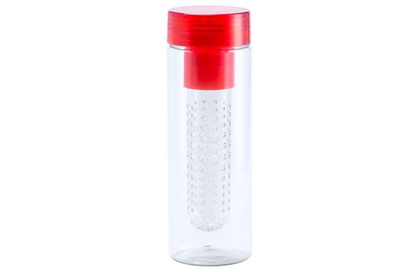 Glavi Sportflasche, rot/transparent
