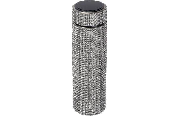 Große-Edelstahltrinkflasche-mit-Strassstein-Akzenten-silbergrau