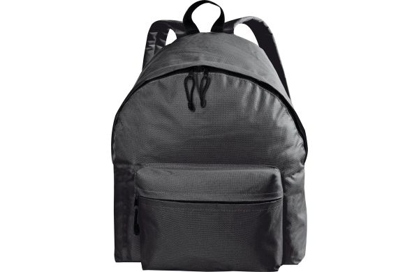 Großer Rucksack aus Polyester - schwarz