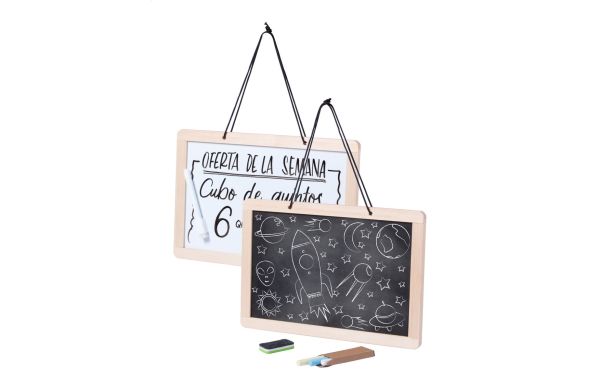 Grocery Nachrichten-Tafel, schwarz/weiss