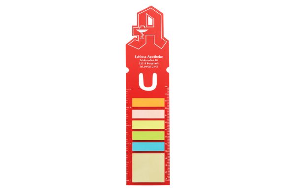 Haftnotizen-Lesezeichen "Apotheke"