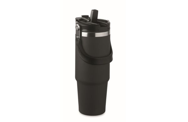 SUMA HAND Doppelwandiger Becher 850 ml, schwarz