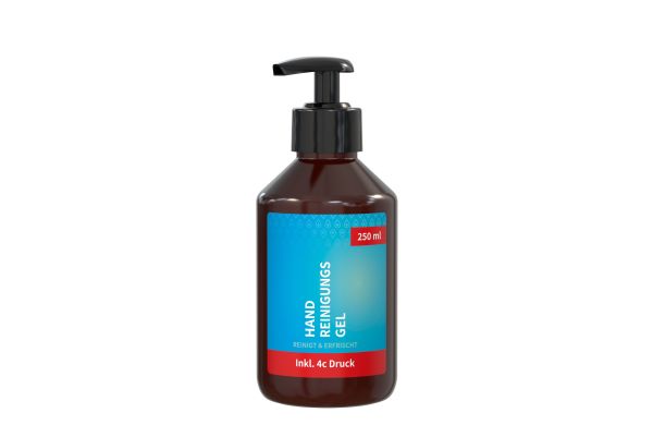 Handreinigungsgel, 250 ml, Body Label (R-PET)
