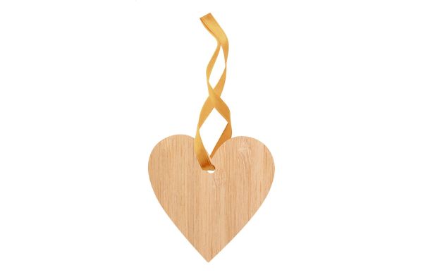 Holonda Weihnachtsbaumschmuck, Herz, natur