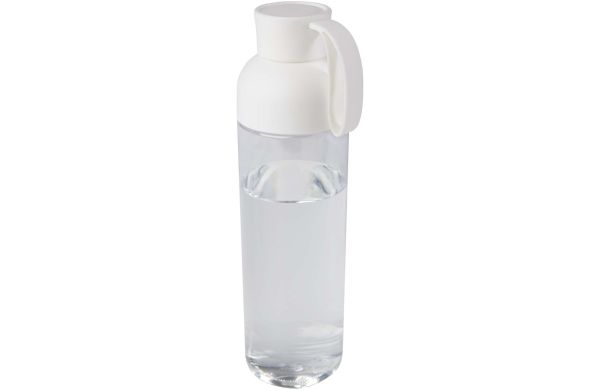 Illuminate 600 ml RPET-Wasserflasche, weiss