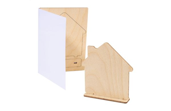 individuelle Puzzle-Postkarte, Haus SendCraft