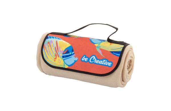 individuelle RPET Polar-Decke Reporta, beige