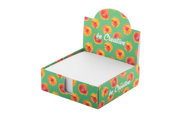 Individueller Memo-Würfel Jotty, weiss